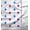 Blue, variant on Soimoi Blue polyester Crepe Fabric Pannahazar Jamdani Decor Fabric Printed Yard 42 Inch Wide