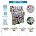 thumbnail image 7 of Hokiten Table Runners 72 Inches Long Dress Scarves, Colorful Tulip Farmhouse Kitchen/Dining Table Runner, Coffee Tablerunners, Farmhouse Elegant Flowers Gray Check 13x72 Inch, 7 of 7