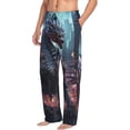 thumbnail image 6 of Sikiie Urban Mechanical Dragon Mens Pajama Pants Sleep & Lounge Pants, PJ Bottoms With elastic waistb and Pockets XX-Large, 6 of 6