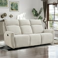 thumbnail image 7 of Bonzy Home Fabric 3-Seat Manual Reclining Sofa — Dual Recliner Couch with Fixed Center Seat for Living Room & Meeting Room, 7 of 7