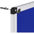 thumbnail image 4 of ;; X ;; Notice Board Felt Board Office Message Board Aluminium Frame, 4 of 8