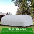 thumbnail image 6 of Farm Plastic Supply - String Reinforced 4 Year UV Resistant 10 mil White Greenhouse Plastic Sheeting - 4 Year UV Resistant Polyethylene Greenhouse Film, Hoop House Green House Cover (20' x 10'), 6 of 6
