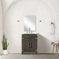 thumbnail image 4 of Laurel 24 in W x 18 in D Brown Oak Single Bath Vanity and Acrylic Top, 4 of 5