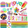 thumbnail image 2 of Opperiaya Calculator Shaped Push Bubble Toy Telescopic Pipe Set Puzzle Games, 2 of 9