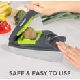 thumbnail image 3 of Picadora de verduras Pro Series, cortadora de verduras un 30 % más resistente, picadora de cebolla con recipiente, picadora de alimentos resistente, cortadora en cubitos, ideal para salsas y, 3 of 8