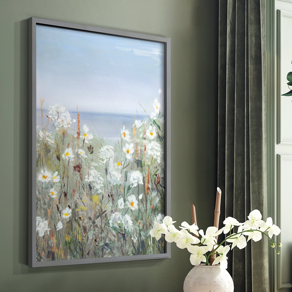 Wild Sea Breeze II Framed Print - Solid Wood in Single Picture Frame Solid Wood 2 Framed Print