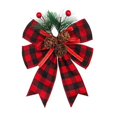 thumbnail image 2 of FOCUSNORM Christmas Tree Toppers Ribbon Bows House Decoration Supplies for Christmas Tree Decorating, 2 of 8