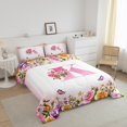 thumbnail image 3 of Erosebridal Monogrammed Comforter Sets Queen Size,Personalized Initial Bedding Queen Comforter Set,Letter Decoration,Reversible,Ultra Soft,3-Piece, 3 of 8