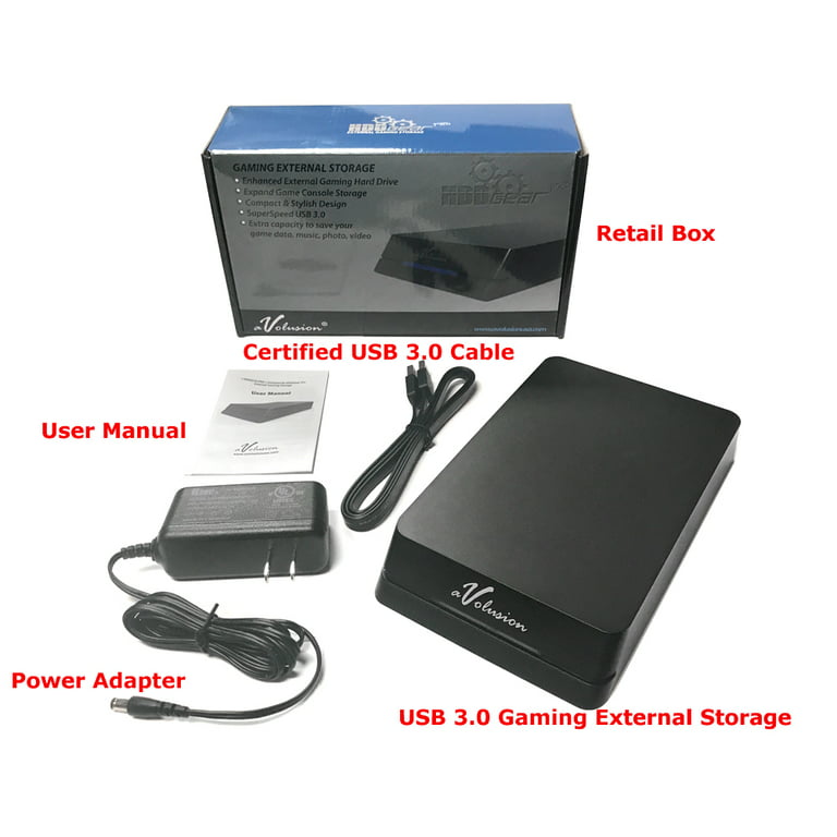 Avolusion HDDGear Pro X Disque dur externe USB 3.0 pour Xbox