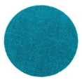 thumbnail image 3 of Unique Loom Solid Shag Collection Area Rug (6' 1" Round Turquoise), 3 of 7