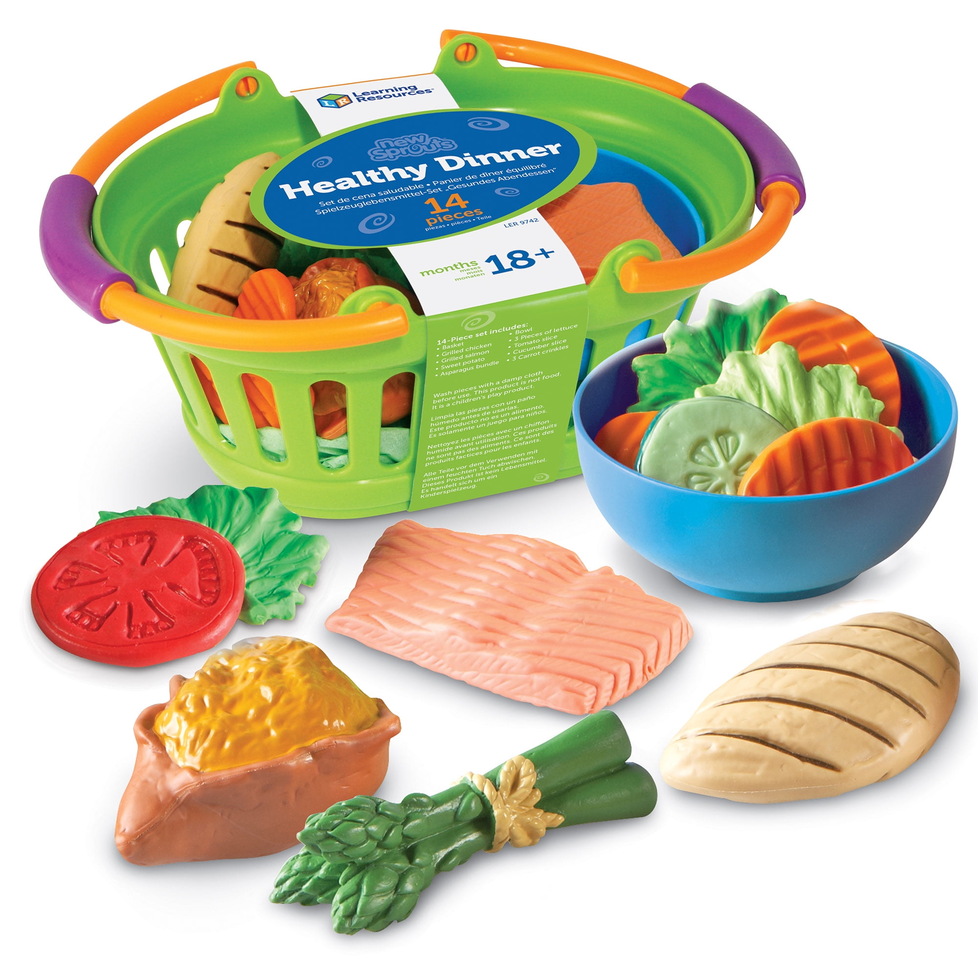 Learning Resources New Sprouts Healthy Dinner, Play Foo, Ages 18 mos+