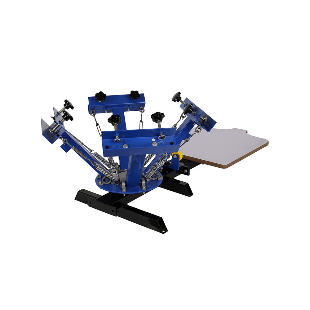 4 Color 1 Station Screen Printing Press Machine Screening Pressing USA 