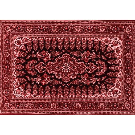 Ahgly Company Indoor Rectangle Persian Red Traditional Area Rugs, 2' x 4'