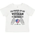 thumbnail image 3 of Inktastic I'm Proud of My Veteran Father with Shield Boys or Girls Toddler T-Shirt, 3 of 5