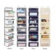 thumbnail image 2 of Bolsa de almacenamiento para colgar en la pared con 5 estantes sobre la puerta Meterk Gris, 2 of 7