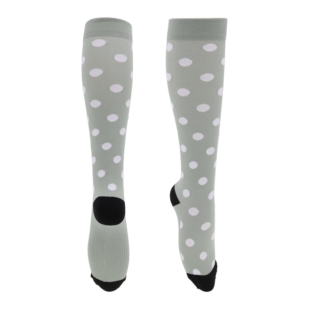 Calcetines de ciclismo Unique Bargains, transpirables, moldeadores, absorbentes de sudor, anti-fricción, negros y grises, tamaño M, 1 par