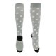 thumbnail image 1 of Calcetines de ciclismo Unique Bargains, transpirables, moldeadores, absorbentes de sudor, anti-fricción, negros y grises, tamaño M, 1 par, 1 of 7