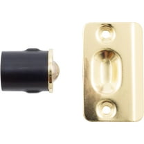 Die-Cast Drive-In Ball Catch, 1" Diameter, Polished Brass by Stone Harbor Hardware