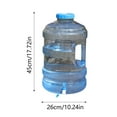 thumbnail image 2 of 6 Gallon Water Container with Tap BPA Free Portable Water Storage Tank for Camping Hiking Outdoor Sports, Clear Water Jug with Handle Drinking Water Tank for Emergency Preparedness and Travel, 2 of 4