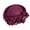 Burgundy, variant on Vintage Pillbox Fascinator Hat with Fabric Flower & Rhinestone Embellishments for Wedding Church Formal Occasion Headwear