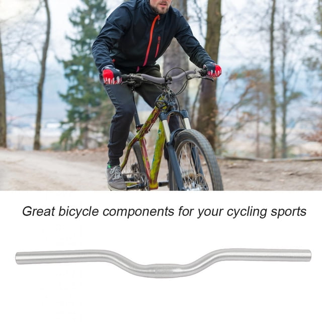 LAFGUR Bike Riser Bar, 25.4Mm*520Mm Bike Handlebar, Aluminum Fixed Gear For Bike Mountain Bike