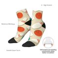thumbnail image 6 of Pofeuu Vintage Bowling Print 30cm Socks, Adult Running Hiking Socks for Youth and Adult, 6 of 7