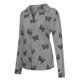 thumbnail image 3 of Puntoco - Blusa informal de manga larga con cuello en V y botones para mujer Puntoco Puntoco-305, 3 of 9