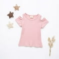 thumbnail image 3 of Baby Girls & Toddler Girls Solid Short Sleeve T-Shirts, Sizes 9M-2T, 3 of 9