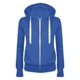 thumbnail image 4 of Zipper Hoodies for Women Fall Fashion Casual Winter Jackets (BU1 M), 4 of 4