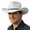 White, variant on Classic Western Cowboy Hat for and Adult Leisure Outdoors and Country Style Sun La Hat Women One Size