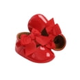 thumbnail image 3 of FOCUSNORM Chaussures de Baptême pour Bébé Fille Semelle Souple Ballerines Mary Jane de Princesse, 3 of 7