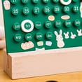 thumbnail image 3 of Wooden Acrylic Ring Desk Calendar, Perpetual Calendar Month Date Display Record, 3 of 11