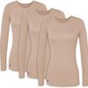 thumbnail image 1 of Sivvan Lot de 3 T-Shirts à Manches Longues Confort pour Femmes, 1 of 4