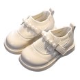 thumbnail image 3 of TAIAOJING Kids Girls Chelsea Ankle Boots Toddler Little Big Dress Flat Ballerina Shoe Leather Shoes Comfort Dress Shoes Single Shoes, 3 of 6