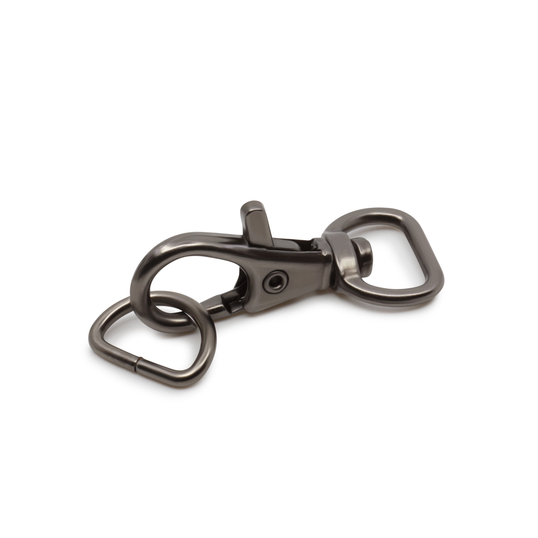 Dritz 1/2" Swivel Hooks & D-Rings, 12 Sets, Gunmetal