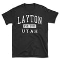 thumbnail image 1 of Layton Utah Classic Established Men's Cotton T-Shirt, 1 of 1