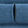 thumbnail image 2 of Blue Pull Out Bed With Adjustable & Ports For Home - 55.1" Storage Pockets, 2 Soft Pillows Living Room, Bedroom, Apartment C Couch , Pockets And Apartment, Office, 2 of 6