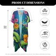 thumbnail image 4 of HELLHERO Dragonfly Bikini Coverups Quick Dry Polyester Vacation Vibe Bathing Suit Cover Up, 4 of 4