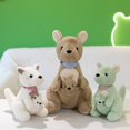 thumbnail image 2 of 2023 Simulation / Cute / Soft / Kangaroo Plush Toy/ Funny Cartoon Mother and Child Kangaroo Doll/ Children's Birthday Giftwhite40cm Deng Xun unisex, 2 of 2