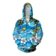 thumbnail image 3 of Ropa de calle de otoño para hombre, sudaderas con capucha con cremallera, sudaderas con capucha con estampado floral retro cruzado, sudaderas con capucha casuales holgadas y elegantes para hombre, 3 of 5