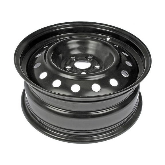 Steel Wheel - Black - 16 Inch - Compatible with 2003 - 2013 Toyota Matrix 1.8L 4-Cylinder 2004 2005 2006 2007 2008 2009 2010 2011 2012
