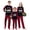 Black, variant on LuLiaMenton Christmas Family Pajamas Sleepwear Set, Plaid Gnome Kids 2-3T