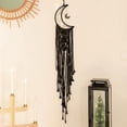 thumbnail image 2 of Bestsky Dream Catchers Colorful Handwoven Tapestry Dreamcatcher Moon & Star Wall Decor Dream Catcher For Girls Black, 2 of 5