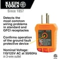 Klein Tools ET40VP Voltage Tester Kit, GFCI Receptacle Tester, AC/DC