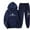 Navy, variant on Women Fall Clothes 2 Piece Outfits for Women Casual Holiday Themed Hooded Pullover Comfortable Sweatpants Two Piece Outfit for Seasonal Wear My Items