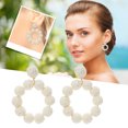 thumbnail image 2 of Jierger Rattan Earrings Rattan Ball Ring Pendant Earrings Women's Handmade Earrings Braided Straw Rattan Raffia Earrings Summer Beach Accessories Gifts for Mom Wife Daughter Sister, 2 of 6