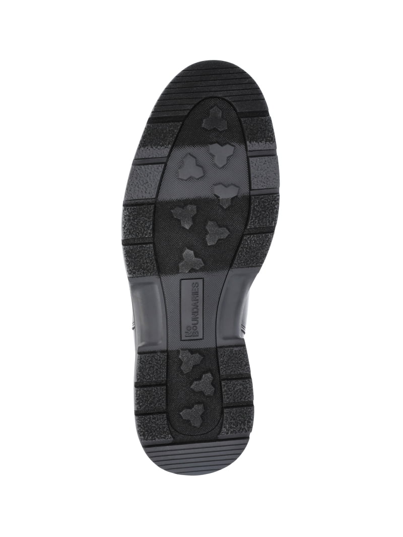 No Boundaries Men's Garda Leather Chelsea Boots - Walmart.com
