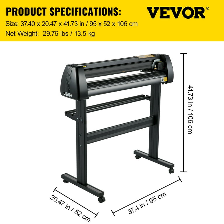 28 Vinyl Cutter with Stand with Cutter Software - New - www