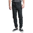 thumbnail image 5 of Victorious Men's Scrunch Stacked Biker Twill Jogger Pants JG882 - Textured Black - Small, 5 of 6