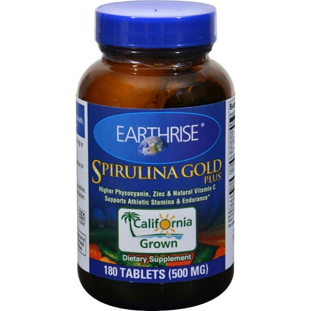 Earthrise spiruline Gold Plus - 180 comprimés